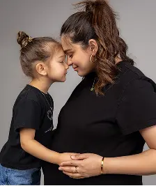 Mother and child portrait